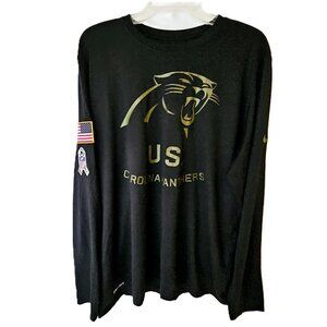 🏈 Nike Dri-FIT Carolina Panthers Long-Sleeve Shirt – Men’s XL – Unique Style